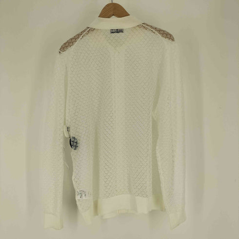 ティーモダンストリートウエア TTT_MSW 22SS See-Through Knit Cardigan シースルーニットカーディガン メンズ JPN:M