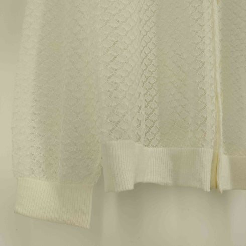 ティーモダンストリートウエア TTT_MSW 22SS See-Through Knit Cardigan シースルーニットカーディガン メンズ JPN:M
