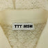 ティーモダンストリートウエア TTT_MSW 22SS See-Through Knit Cardigan シースルーニットカーディガン メンズ JPN:M