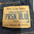 プリズンブルー PRSN BLU USA製 デニムダブルニーペインターパンツ ハンドメイド メンズ
