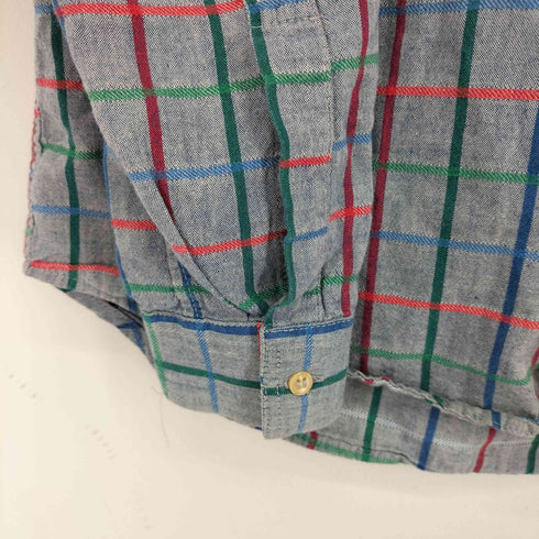 ミッソーニスポーツ MISSONI SPORTS 90S L/S チェックコットンシャツ メンズ import:S