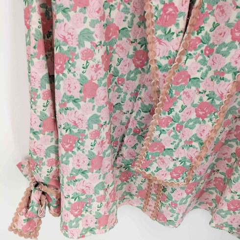 シスタージェーン SISTER JANE 花柄 ボウタイ シャツブラウス レディース import:S
