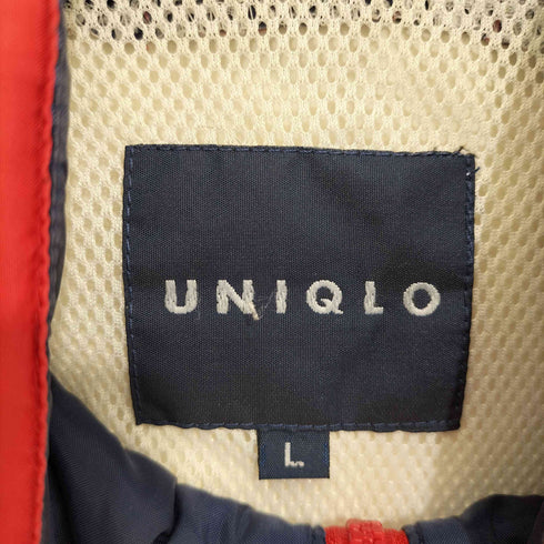 ユニクロ UNIQLO 90-2000s オールドユニクロ トリコロール ハーフジップ アノラック メンズ JPN:L