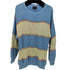チャップスラルフローレン CHAPS RALPH LAUREN 70S コットン ボーダー マルチカラー ニットセーター メンズ import:L