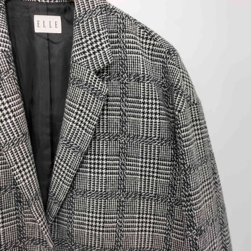 エル ELLE 1Bツイードジャケット レディース JPN:38