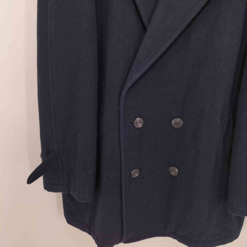 ニューヨーカー NEWYORKER ウール混 カシミヤ混 裏地キルティング ピーコート メンズ MEDIUM