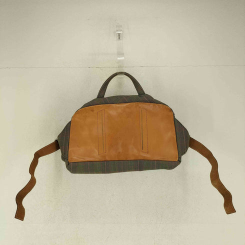 ジュンヤワタナベコムデギャルソン JUNYA WATANABE COMME des GARCONS 90S レザー×ウール クラッチバッグ レディース