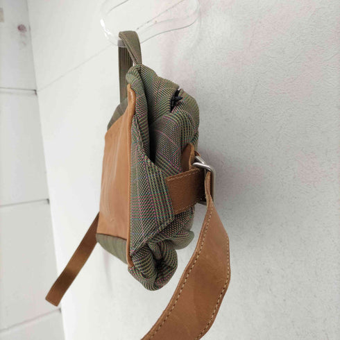 ジュンヤワタナベコムデギャルソン JUNYA WATANABE COMME des GARCONS 90S レザー×ウール クラッチバッグ レディース