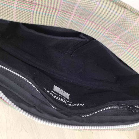 ジュンヤワタナベコムデギャルソン JUNYA WATANABE COMME des GARCONS 90S レザー×ウール クラッチバッグ レディース