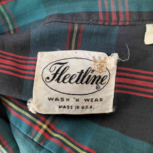 60S~ Fleetline チェックシャツ American メンズ L