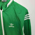 アディダス adidas 70-80s デサント製 トレフォイユロゴ ジップアップ ナイロンジャケット メンズ import:S