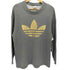 アディダス adidas 80-90s デサント製 トレフォイルロゴ ロングスリーブ スウェット メンズ M-L