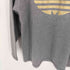 アディダス adidas 80-90s デサント製 トレフォイルロゴ ロングスリーブ スウェット メンズ M-L