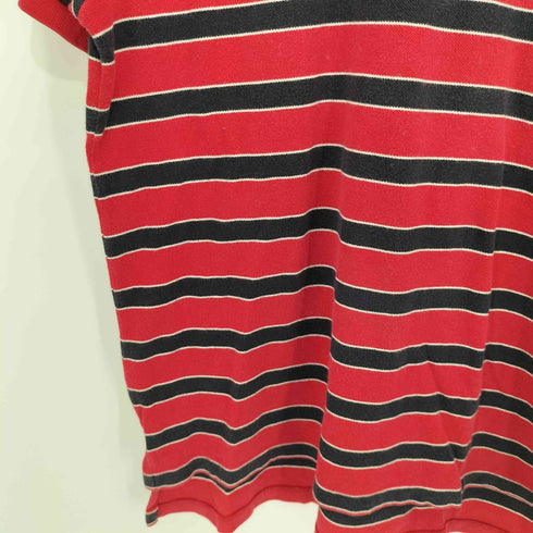 ポロスポーツラルフローレン POLO SPORT RALPH LAUREN 90S ポニー刺繍 ボーダー ポロシャツ メンズ import:M