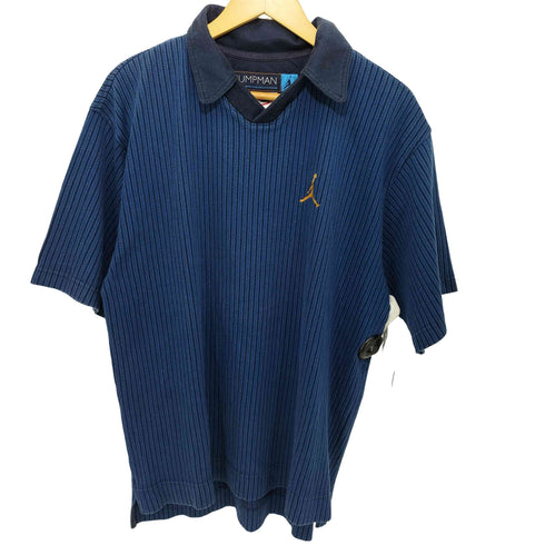 ナイキ NIKE 90S 白タグ JUMPMANタグ ショートスリーブ ポロシャツ メンズ import:M