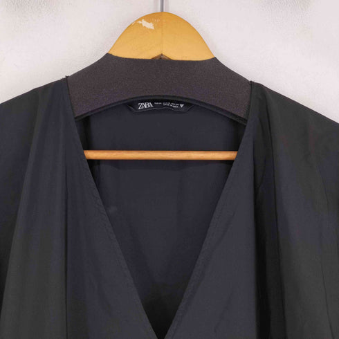 ザラ ZARA ポプリンパネルワンピース レディース import:XS