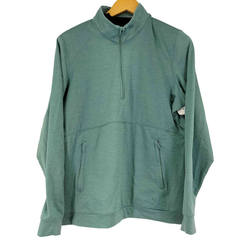 プーマ PUMA ハーフジップスウェットトップス レディース import:L