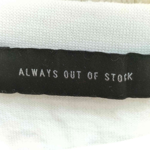 オールウェイズアウトオブストック ALWAYS OUT OF STOCK オレオプリント クルーネックTシャツ メンズ JPN:XL