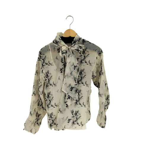 ナチュラルクチュール natural couture シアー花柄ボータイブラウス レディース FREE