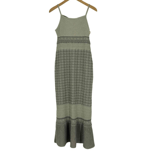 ウィルフリー willfully 23SS lame jacquard placement cami knit OP ラメ ジャガード プレイスメント キャミ ニット ワンピース レディース FREE