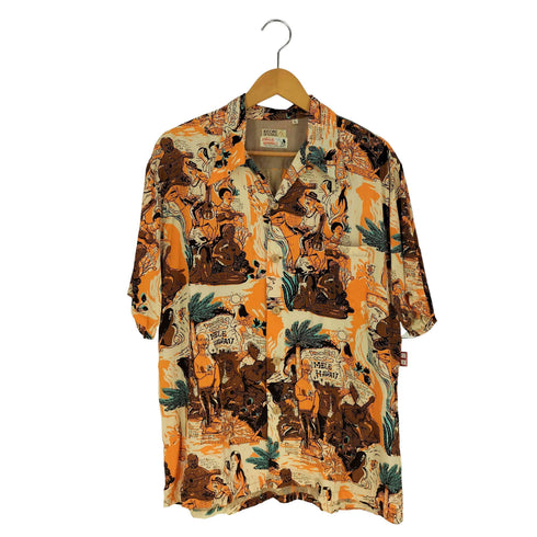 サンサーフ SUN SURF KEONI OF HAWAII MELE HAWAII アロハシャツ メンズ import:L
