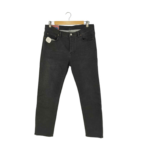 アクネストゥディオズブロコンスト Acne Studios Bla Konst River Used Blk ブラックデニムパンツ メンズ 33/32