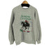 フルーツオブザルーム FRUIT OF THE LOOM USA製 seasons greetings ホースプリント ラグランスウェット メンズ import:L