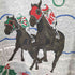 フルーツオブザルーム FRUIT OF THE LOOM USA製 seasons greetings ホースプリント ラグランスウェット メンズ import:L