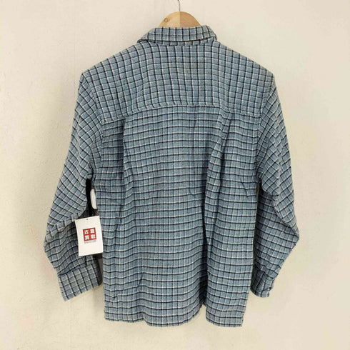 クイックシルバー Quiksilver チェック オープンカラー コットン ネルシャツ メンズ import:M