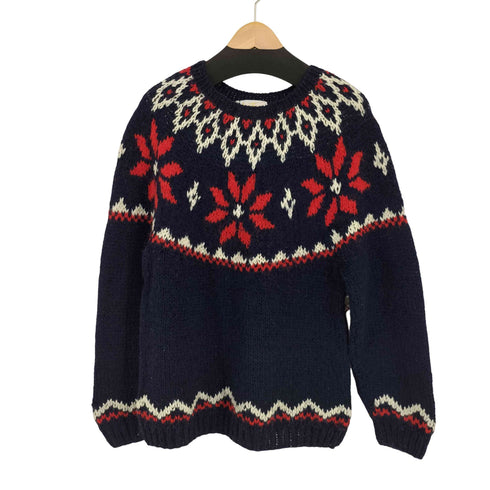 ジャンセン jantzen 韓国製 ノルディック クルーネックニット メンズ import:M