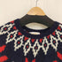 ジャンセン jantzen 韓国製 ノルディック クルーネックニット メンズ import:M