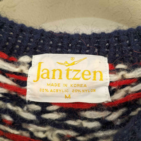 ジャンセン jantzen 韓国製 ノルディック クルーネックニット メンズ import:M