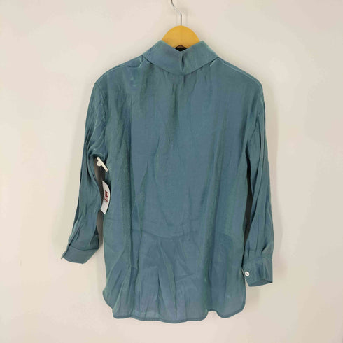 シャイニングプレーンシャツ 光沢 レディース JPN:XS