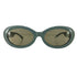 BLANC.. BE006 SOFTBLUE M.GRY オーバルサングラス メンズ 53▫20-145