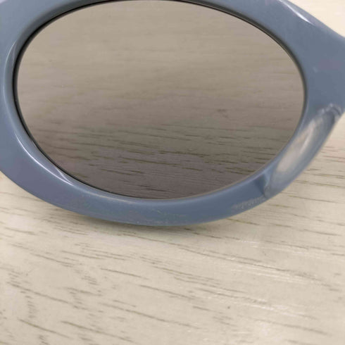 BLANC.. BE006 SOFTBLUE M.GRY オーバルサングラス メンズ 53▫20-145