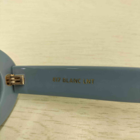 BLANC.. BE006 SOFTBLUE M.GRY オーバルサングラス メンズ 53▫20-145