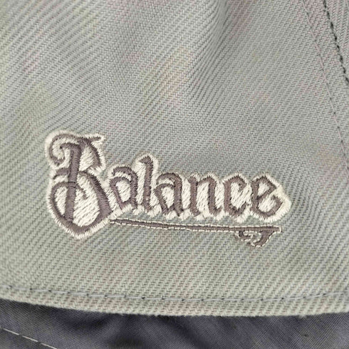 BALANCE STREET WEAR 韓国製 ロゴ刺繍 6パネルキャップ メンズ 7 1/8