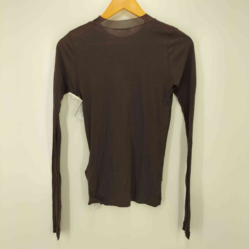 オーラリー AURALEE HIGH GAUGE SHEER RIB L/S TEE レディース JPN:1