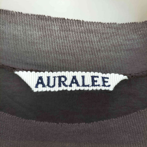 オーラリー AURALEE HIGH GAUGE SHEER RIB L/S TEE レディース JPN:1