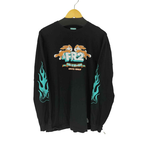 エフアールツー FR2 L/S TEE ファイヤーパターン ロングスリーブTシャツ メンズ