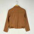 POUR LA FRIME シープレザー ジップアップジャケット レディース