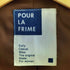 POUR LA FRIME シープレザー ジップアップジャケット レディース