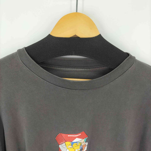 EPIDE キャラクタープリント S/S TEE ストリート オーバーサイズ スミクロ メンズ L