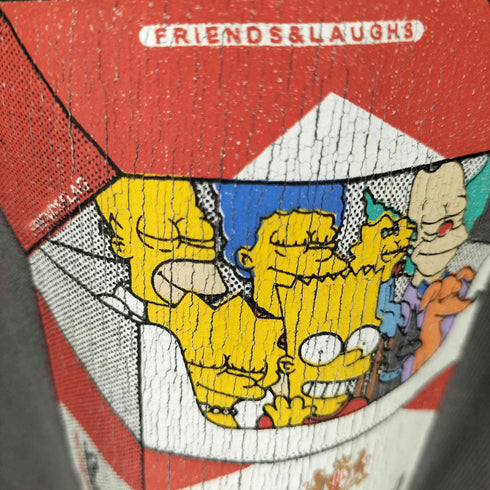 EPIDE キャラクタープリント S/S TEE ストリート オーバーサイズ スミクロ メンズ L