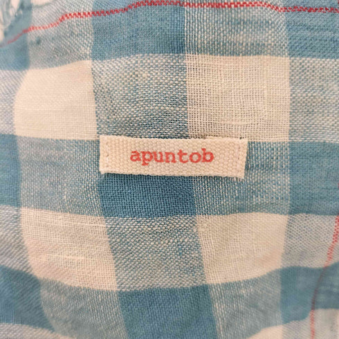 apuntob 24SS リネンチェックスカーフ レディース