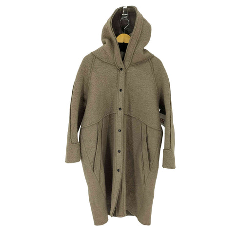 ZIA WOMAN フーデッドコート ジャケット スナップボタン レディース