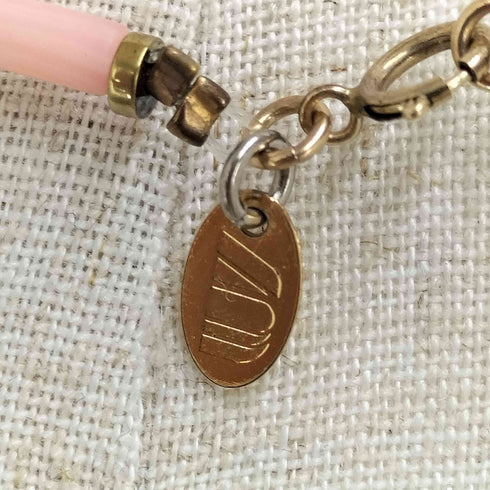MAISON MONIK ピンクビーズネックレス レディース