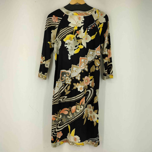レオナール LEONARD L/S 花柄ワンピース レディース import:M