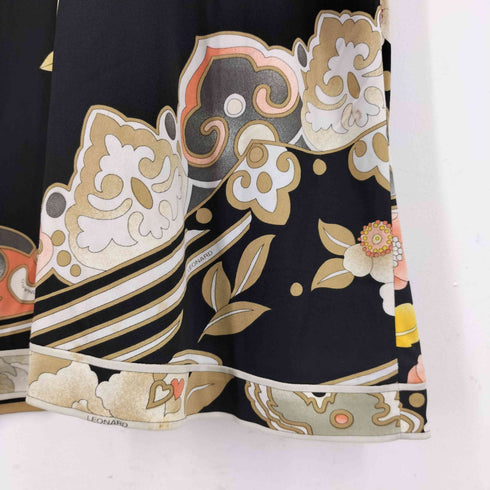 レオナール LEONARD L/S 花柄ワンピース レディース import:M