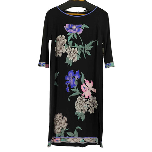 レオナール LEONARD L/S シルクレーヨン花柄ワンピース レディース EUR:40